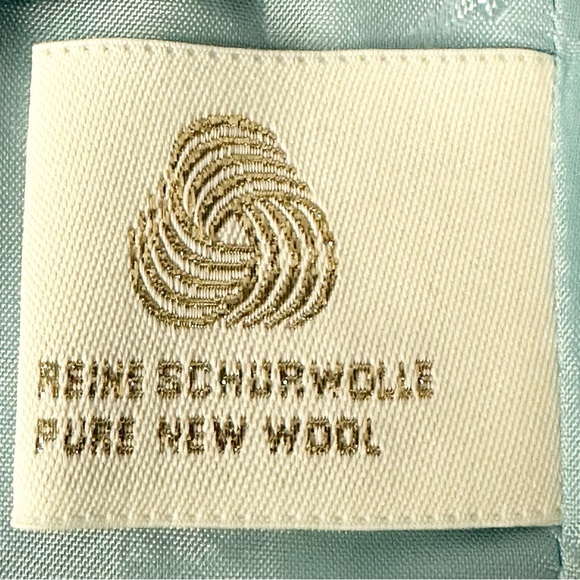 ESCADA Dress 38 (US 10) Powder Blue Embroidered Vintage Midi - Picture 10 of 10